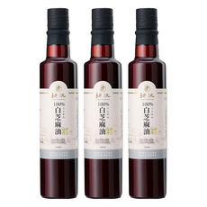 GENG YUAN 耕沅 100%古法壓榨白芝麻油 250ml 古法製作 滴滴香醇 料理增添自然風味, 3瓶