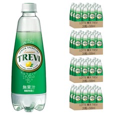 LOTTE 樂天 TREVI 氣泡水 檸檬口味 500ml x 20瓶, 80瓶