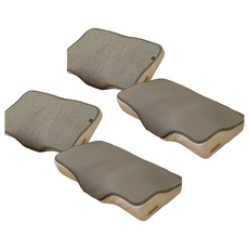 BAZAAR 3D記憶頸枕組, 彈性支撐設計, 懸浮式枕頭設計, 蝶型側面支撐, 象牙白+灰色, 2組, 枕頭+枕套49 x 30 x 10cm+枕墊49 x 30cm