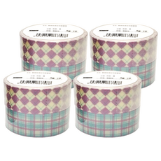 德德小品集 和紙膠帶 15mm x 3m, 烏托邦, 4個