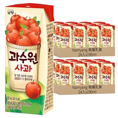 Namyang 南陽乳業 Gwasoowon 蘋果汁 190mL, 48入