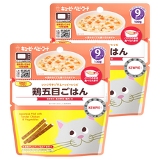 kewpie五目粥MA-92 9M 日本產蔬菜雞肉 130g 寶寶副食品, 2包, 日式野菜雞