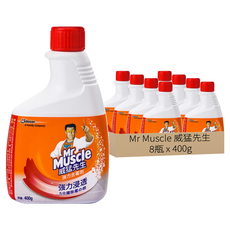 Mr Muscle 威猛先生 強力去霉劑 補充瓶, 5分鐘去除霉根, 400g, 8瓶