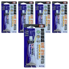 富士 雙倍超黏玻璃陶瓷專用膠, 30ml, 5條