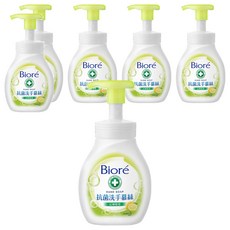 Biore 蜜妮 台灣公司貨 抗菌洗手慕絲 沁檸橙香, 280ml, 6瓶