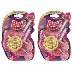 Bref 妙力 懸掛式馬桶清潔球 永恆紫羅蘭，Delicate Magnolia，歐洲銷售No.1, 50g, 2組