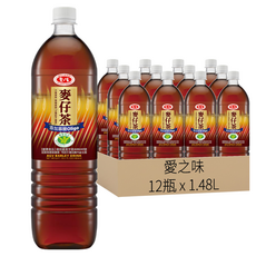 愛之味 麥仔茶 1480ml, 12瓶