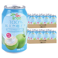 GenTree 金樹 100%椰子水, 48罐, 310ml
