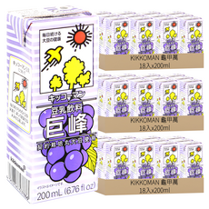 KIKKOMAN 龜甲萬 豆乳 巨峰葡萄風味, 200ml, 54入