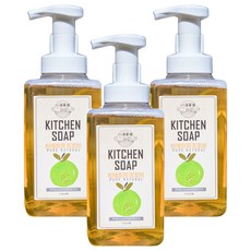 川涌果園 柑橘廚房清潔劑 泡泡瓶, 3個, 500ml