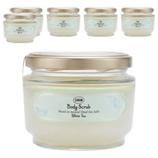 SABON 身體磨砂膏 白茶, 320g, 6罐