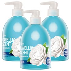快潔適 SDC 抗菌洗手乳, 山茶花香, 3瓶, 300ml
