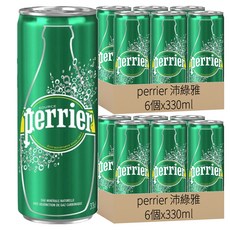 perrier 沛綠雅 天然氣泡礦泉水, 330ml, 12個
