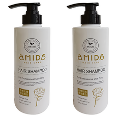 aMIDa 阿蜜達 香檳玫瑰護色洗髮精 染後髮質適用, 500ml, 2瓶