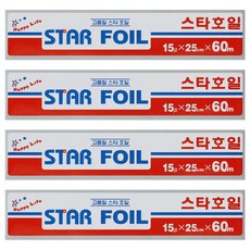 STAR FOIL 鋁箔紙, 60m, 4個