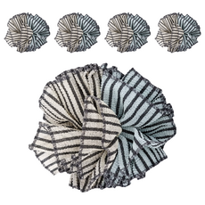 KEYTOSS 詰朵斯 Bamboo 柔色竹炭添加尼龍沐浴球，可重複使用，直徑15cm, 款式隨機, 1入, 5個