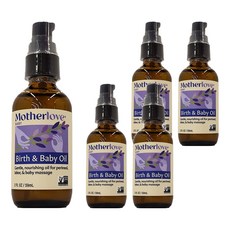 Motherlove媽咪樂哺 天然草本親子按摩油 孕婦嬰兒適用, 59ml, 5瓶