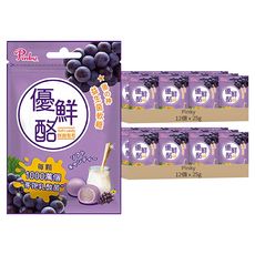 Pinky 優鮮酪益生菌軟糖 夾鏈包 葡萄, 25g, 24包