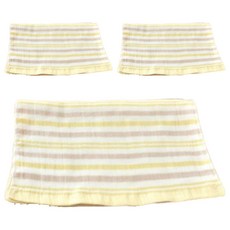 SHING LONG TEXTILE 台灣興隆毛巾 麥克紗布毛巾 86g 棉紗, 麥克黃, 3條