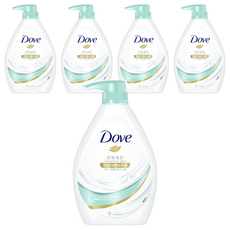 Dove 多芬 滋養柔膚沐浴露 舒敏溫和, 900g, 5件