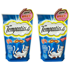 Temptations 喵愛餡 貓點心, 2包, 開胃甜鮭口味, 75g