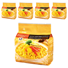 承昌食品 蔬菜咖哩湯麵 純素, 濃郁日式咖哩風味, 無五辛無酒, 無味素無防腐劑, 非油炸麵條, 5袋