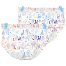 收納王妃 迪士尼收納系列 圓大 47 x 35cm, 彩色樹林, 2個