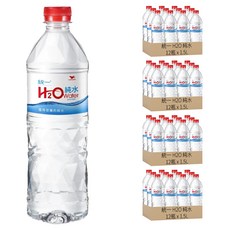 統一 H2O 純水 water, 1.5L, 48瓶