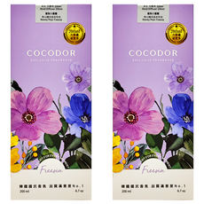 COCODOR 珂珂朵爾 經典擴香瓶 Set, 韓國調香師, 安全標準, 持續香氣2-3個月, 簡約時尚, 蜜梨小蒼蘭, 200ml, 2件