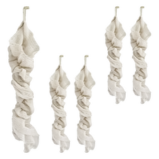 oka PLYS 吊掛擦澡巾 - 尼龍70% 聚酯纖維25% 棉5%, 棕色, 1條, 5條