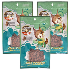 Cat Glory 驕傲貓 腸胃護毛蟲癭果機能雞肉丁, 幫助腸胃及毛髮, 雞肉, 60g, 3包