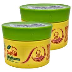 Zwitsal 嬰兒臉部身體霜, 50g, 2罐