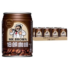 金車 MR.BROWN 伯朗咖啡, 240ml, 24罐