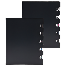 maruman 5CHART 20孔筆記本 A5, 黑色, 2本