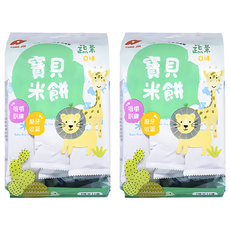 TONG JIH 統記食品 寶貝米餅 蔬菜口味, 50g, 2袋