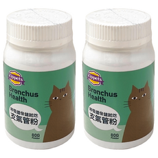 吉沛思 貓咪支氣管保健粉80g-貓咪呼吸道保健 提升免疫力 守護貓咪健康, 80g, 呼吸器官/支氣管, 2入