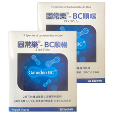 固常樂 BC順暢配方 2g, 30包, 2盒