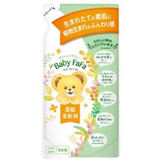 Baby Fafa 嬰兒用濃縮柔軟劑 540ml 補充包 日本製造, 1包