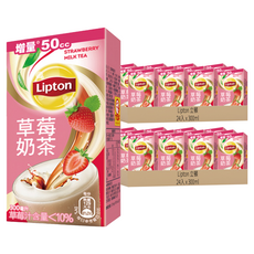 Lipton 立頓 草莓奶茶, 300ml, 48入