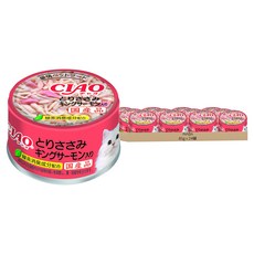INABA CIAO 啾嚕 貓用 旨定罐, 24罐, 雞肉 + 帝王鮭, 85g