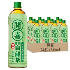 開喜 凍頂烏龍茶 無糖, 575ml, 24瓶
