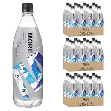 味丹 多喝水 MORE 原味氣泡水, 1.25L, 36瓶