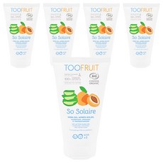 TOOFRUIT 兒童曬後修護凝膠, 含蘆薈及杏仁油成分, 舒緩與滋養曬後的肌膚, 150ml, 5條