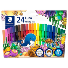 STAEDTLER 施德樓 LUNA 彩色筆套裝, 24色, 1組