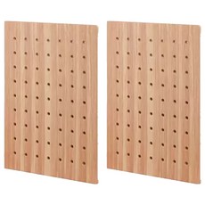 KING JIM HARU PEGGY 個人磁力洞洞板置物箱 木紋, M(203 x 55 x 262mm), 2個