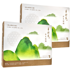 HGT 華剛茶業 萌來運轉 梨山輕焙烏龍茶包禮盒, 100%臺灣茶, 無人工添加, 40包, 2盒