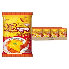 HAITAI 海太 辣炒年糕風味餅乾 起司口味, 65g, 16包