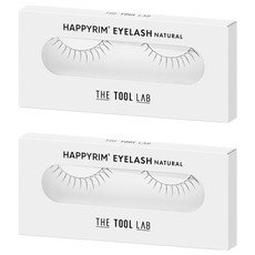 THE TOOL LAB Happy Rim 自然款單株假睫毛 09.5N, 黑色, 2盒
