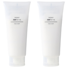 MUJI 無印良品 台灣公司貨 溫和洗面乳, 200g, 2條