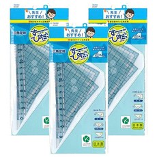 Raymay零距離10-11cm三角定規 學生幾何繪圖必備 測量精準 不易滑動, 3入